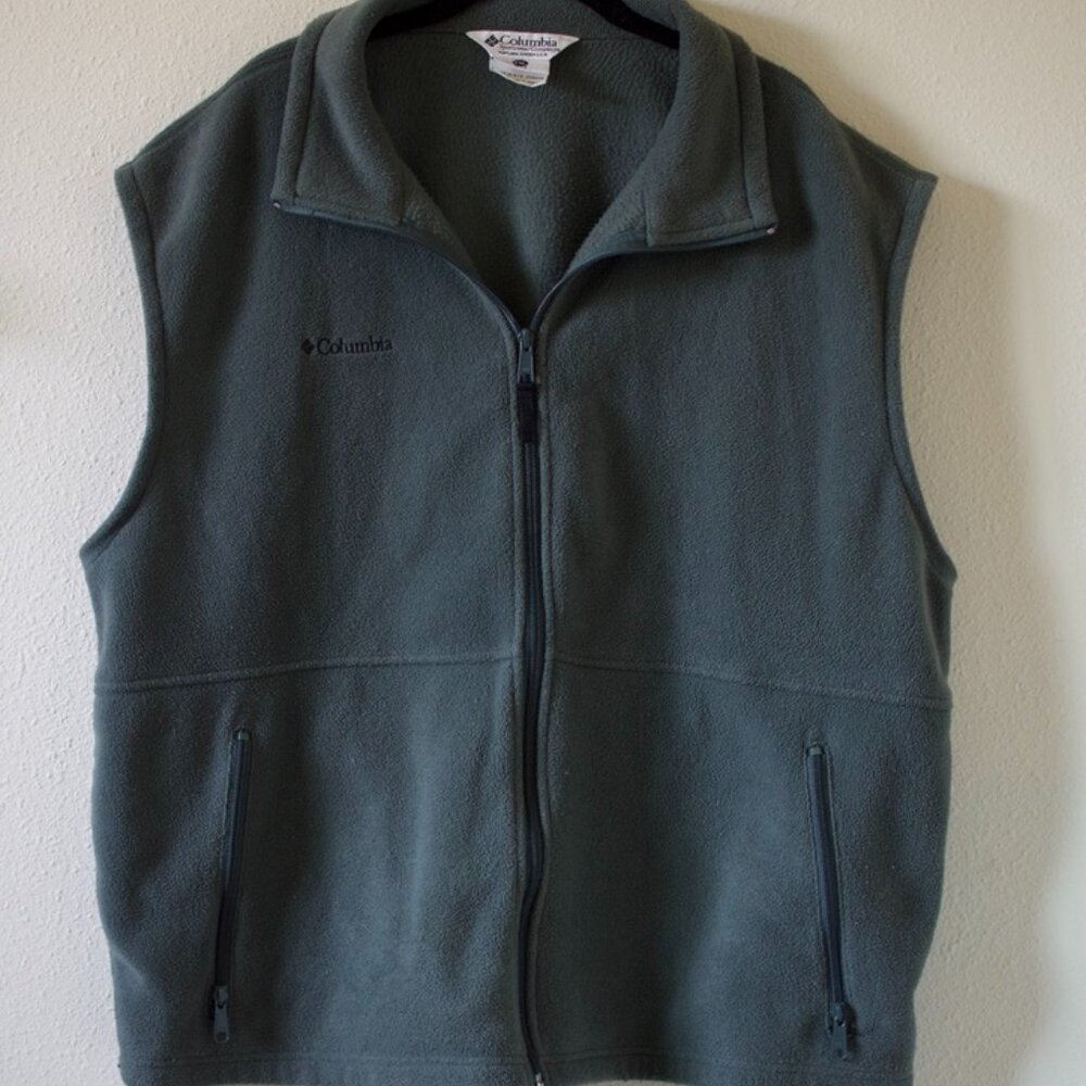 Columbia Fleece Vest Full Zip Up